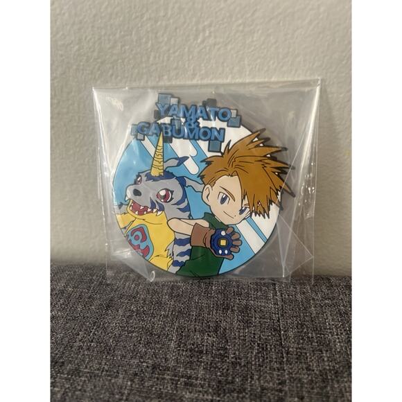 Digimon Yamato & Gabumon Rubber Coaster Charm Ichiban Kuji Brand New US Seller - Picture 2 of 2